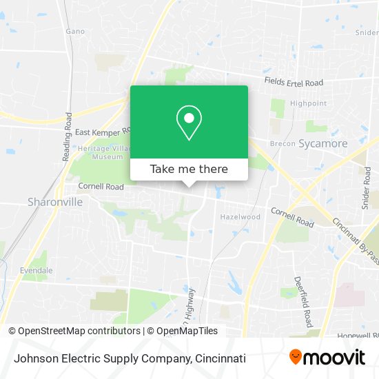 Johnson Electric Supply Company map