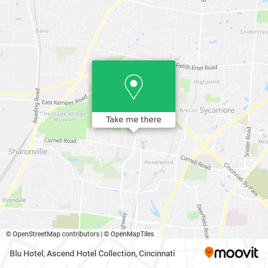Blu Hotel, Ascend Hotel Collection map