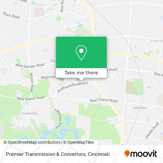 Premier Transmission & Convertors map