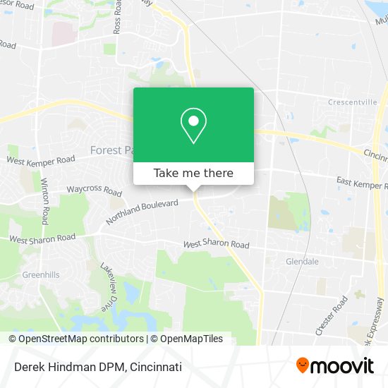 Derek Hindman DPM map