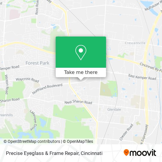 Precise Eyeglass & Frame Repair map