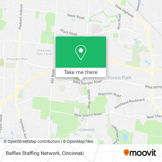 Belflex Staffing Network map