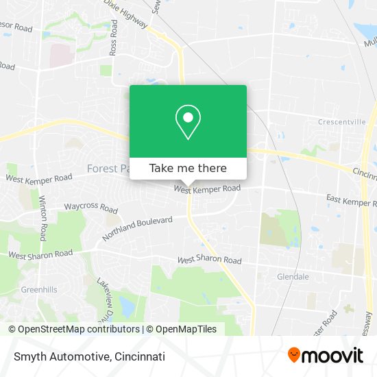 Smyth Automotive map