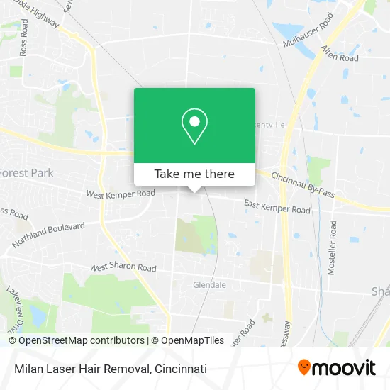 Milan Laser Hair Removal map