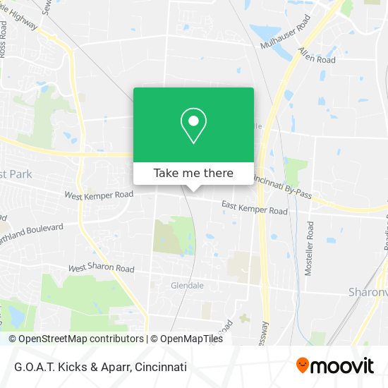 G.O.A.T. Kicks & Aparr map