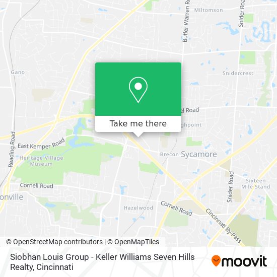 Siobhan Louis Group - Keller Williams Seven Hills Realty map