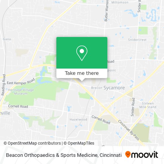 Mapa de Beacon Orthopaedics & Sports Medicine