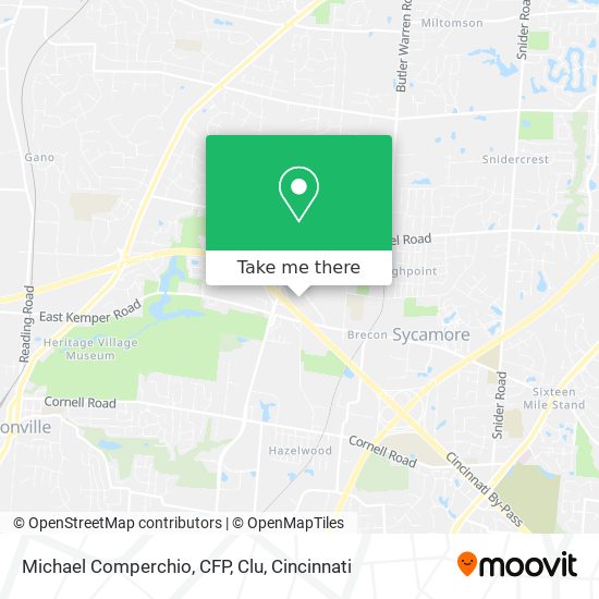 Michael Comperchio, CFP, Clu map