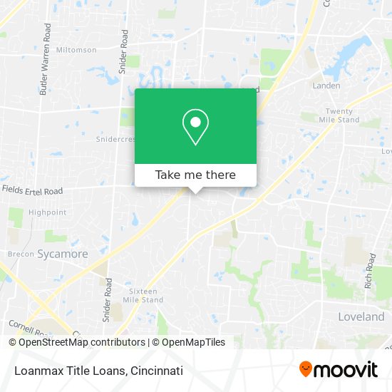 Loanmax Title Loans map