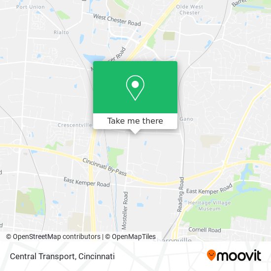 Mapa de Central Transport