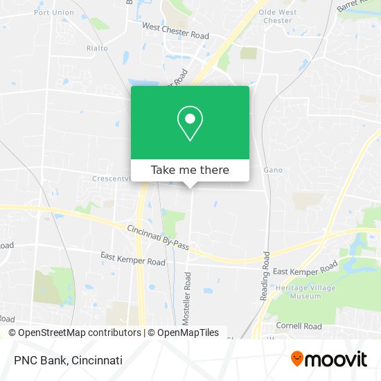 PNC Bank map