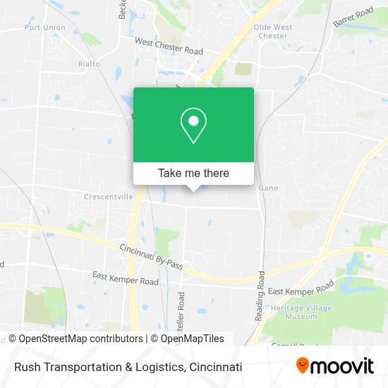 Rush Transportation & Logistics map