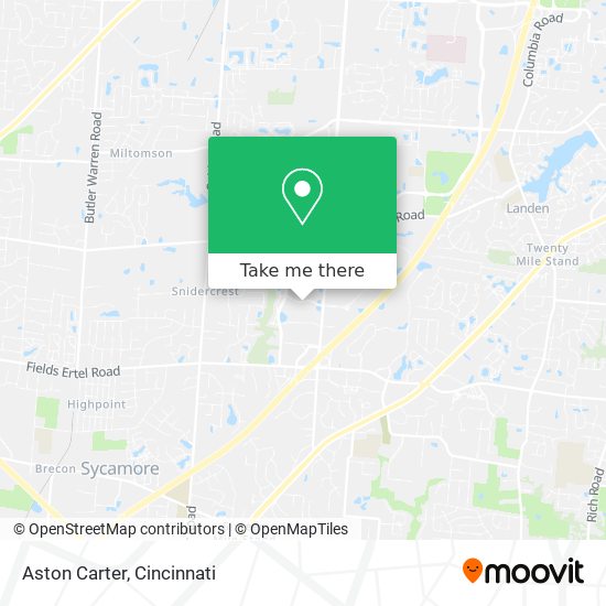 Mapa de Aston Carter