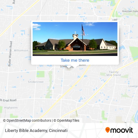 Mapa de Liberty Bible Academy