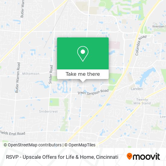 RSVP - Upscale Offers for Life & Home map