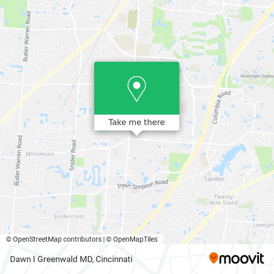 Dawn I Greenwald MD map