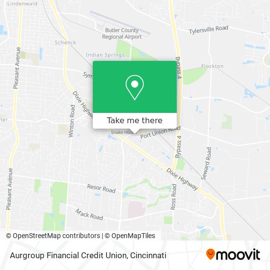 Aurgroup Financial Credit Union map