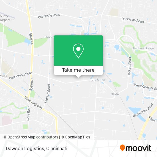 Dawson Logistics map