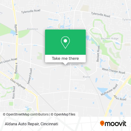 Aldana Auto Repair map
