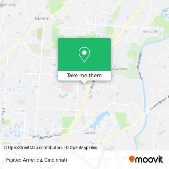 Mapa de Fujitec America