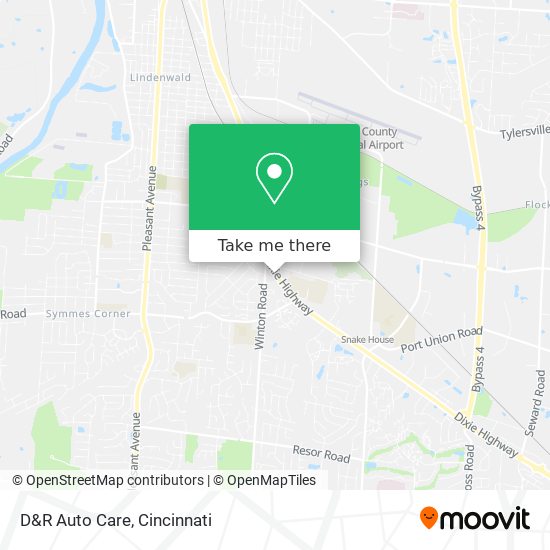 Mapa de D&R Auto Care