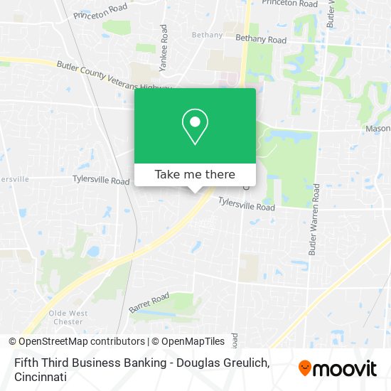 Fifth Third Business Banking - Douglas Greulich map