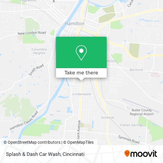 Splash & Dash Car Wash map