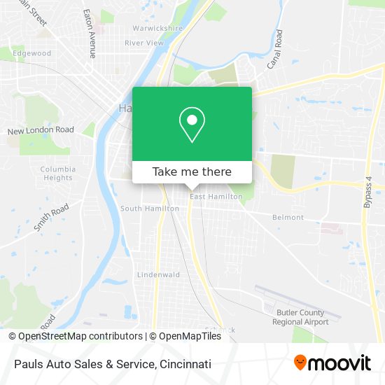 Pauls Auto Sales & Service map