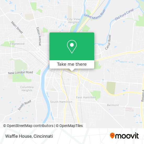 Waffle House map