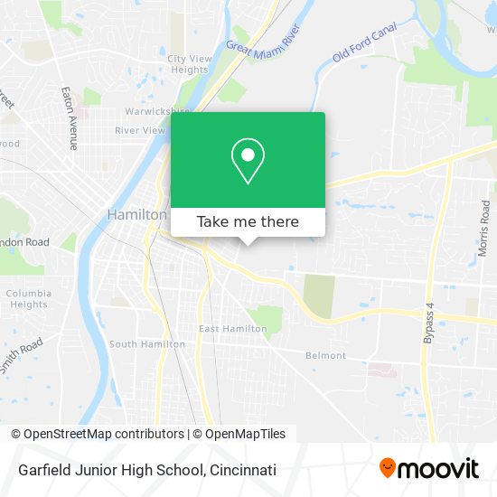 Garfield Junior High School map