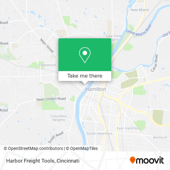 Harbor Freight Tools map