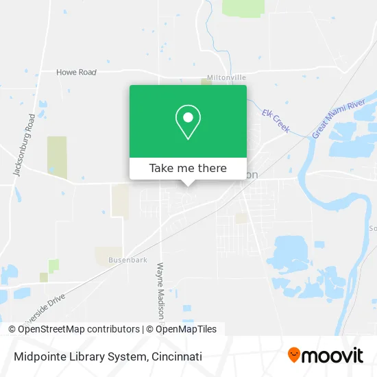 Midpointe Library System map