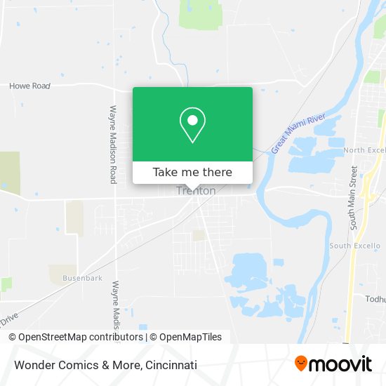 Mapa de Wonder Comics & More
