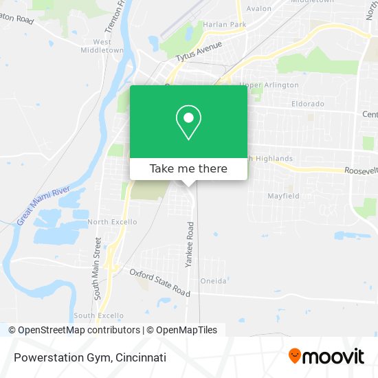 Powerstation Gym map
