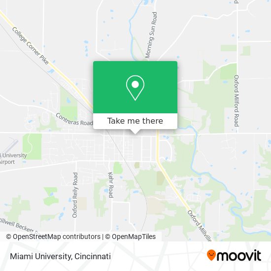Miami University map