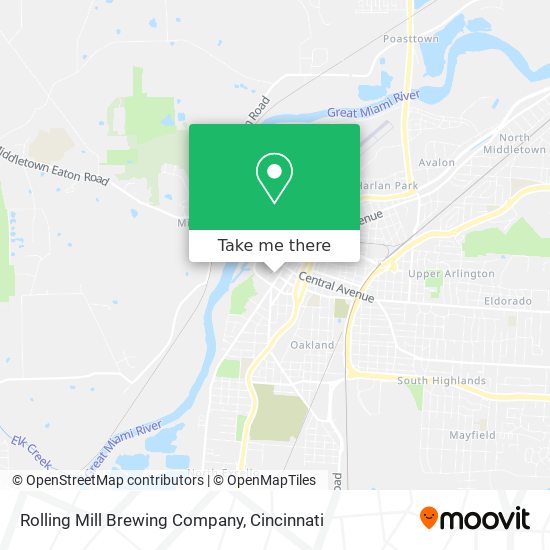 Rolling Mill Brewing Company map