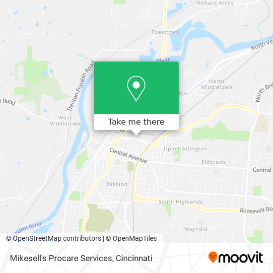 Mapa de Mikesell's Procare Services