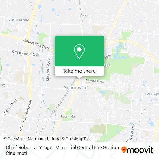 Chief Robert J. Yeager Memorial Central Fire Station map