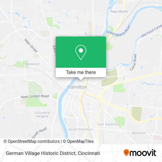 German Village Historic District map