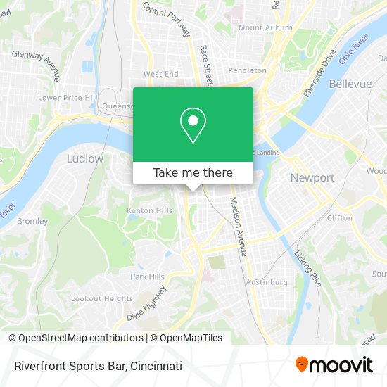 Riverfront Sports Bar map