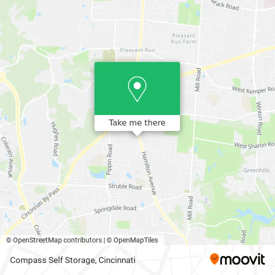 Compass Self Storage map