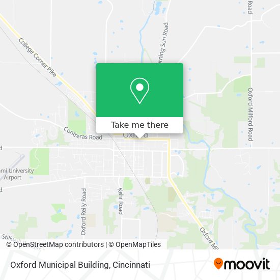 Mapa de Oxford Municipal Building