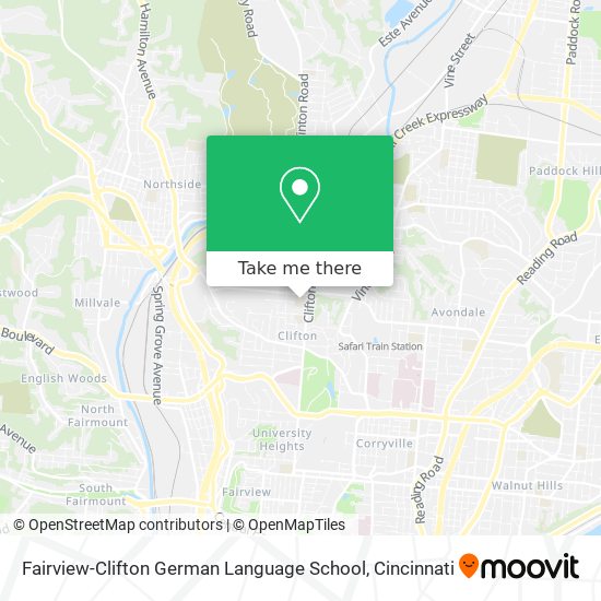 Fairview-Clifton German Language School map