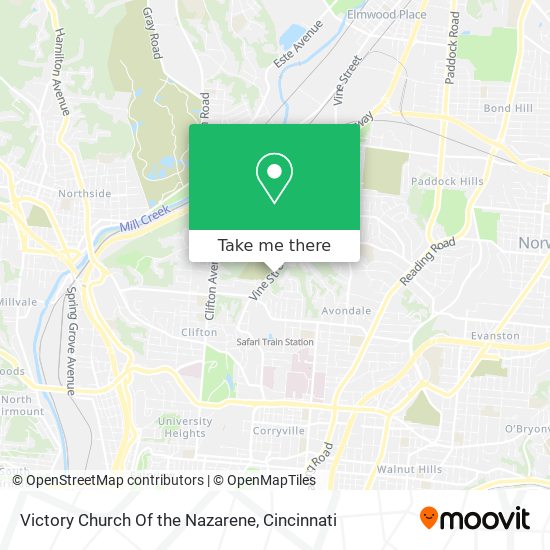Victory Church Of the Nazarene map