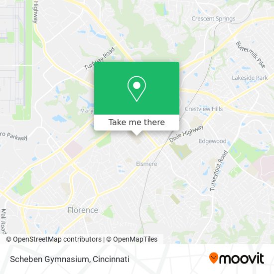 Scheben Gymnasium map
