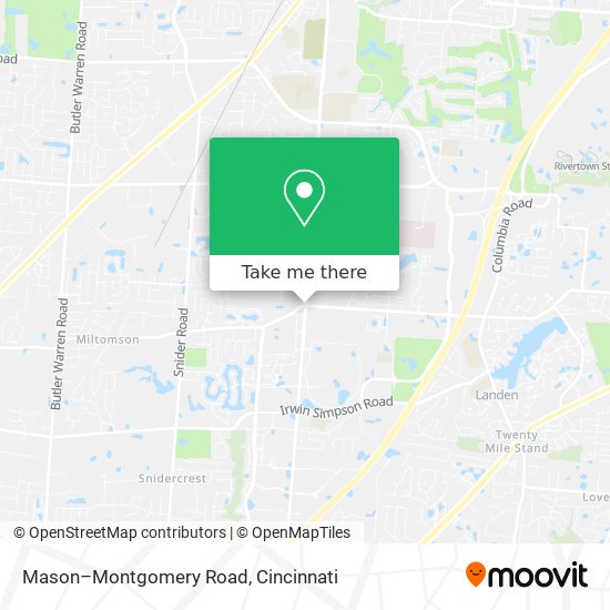 Mapa de Mason–Montgomery Road