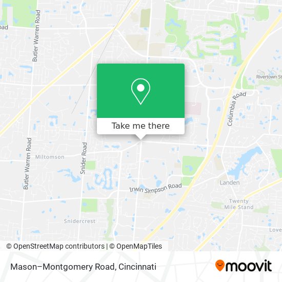 Mason–Montgomery Road map