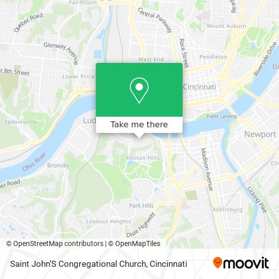 Saint John’S Congregational Church map