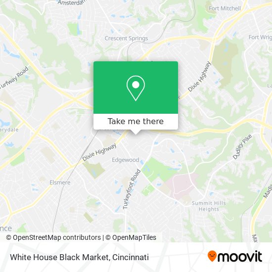 White House Black Market map
