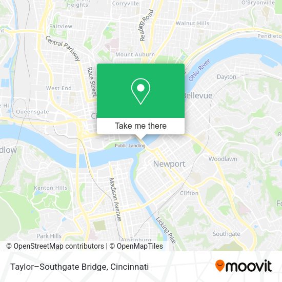 Mapa de Taylor–Southgate Bridge